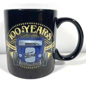Ford Hot Rod Ceramic Coffee Mug Cup 100 Years Built Stronger To Last Longer